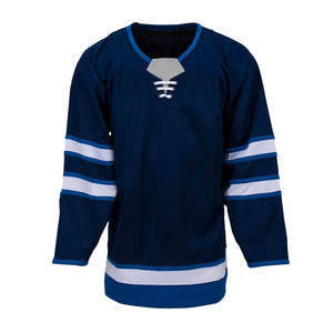 Ensemble de maillots de hockey sur glace à sublimation en polyester 100% pour adultes Vêtements d'uniforme de hockey sur glace personnalisables - Product Image 2