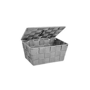 Panier à linge carré écologique avec couvercle en jacinthe d'eau Style durable pour organiser votre style de vie - Product Image 1