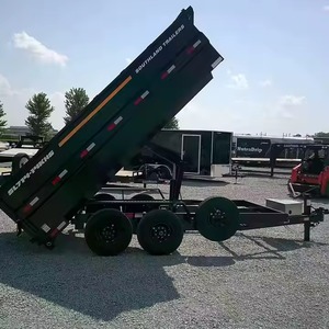 Heavy-Duty 14,000 Lbs (7 Tons) <b>Farm</b> Tractor Trailer Cheap Dump Trailer Reinforced Frame High-Performance Axles Core Gear - Product Image 5