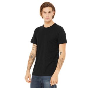 OEM <b>Black</b> <b>Slim</b> <b>Fit</b> Short Sleeve T-<b>Shirt</b>: Lightweight Gym Tee - 93% Cotton 7% Elastane Blend - Product Image 2