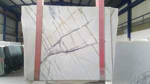 2025 Newyork marbre lilas Bookmatch dalles lisse pierre naturelle luxe contemporain carreaux carrés intérieur extérieur pour terrasse - Product Image 6