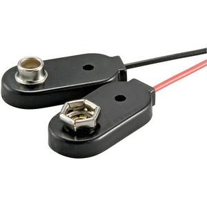 Lot de 10 boîtiers individuels en plastique pour piles 9V avec clips pour l'organisation - 10 par unité - Product Image 1