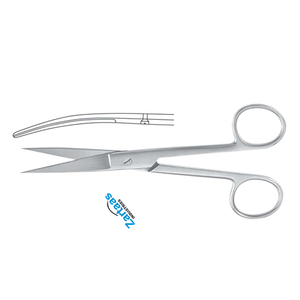 Ciseaux de fonctionnement standard en acier inoxydable de haute qualité Instruments chirurgicaux incurvés pointus/pointus de 11.5 cm - Product Image 4