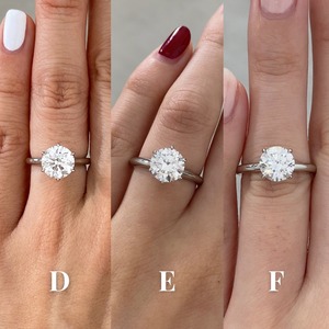 14K oro rosa joyería fina romántico 2.00CT DEF VS1 corte redondo laboratorio cultivado diamante compromiso anillo de bodas para mujeres para fiestas - Product Image 6