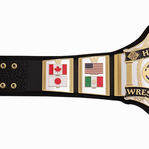 Legacy Championship Collector's Title Belt New WWF Never Give up Ceinture de lutte en argent Cuir véritable Vente en gros Spot It - Product Image 6
