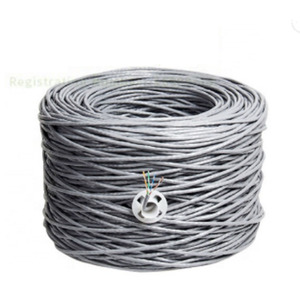 <span class=keywords><strong>Câble</strong></span> réseau LAN Cat6/Cat7 à faible perte en <span class=keywords><strong>fibre</strong></span> optique, conducteur en cuivre nu solide sans oxygène 23AWG - Product Image 4