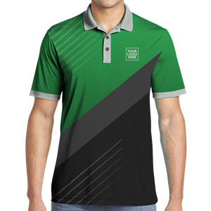 เสื้อโปโลแขนสั้นสำหรับผู้ชาย, เสื้อโปโลปักลายผ้าฝ้าย100% - Product Image 2