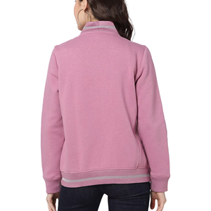 Sweatshirts de haute qualité pour femmes à col montant OEM Pull personnalisé avec fermeture éclair Robes à la mode pour jeunes femmes de BD - Product Image 3