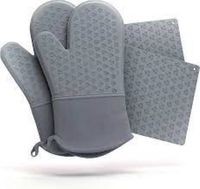 Mitaines de four en toile de coton biologique pour mitaines élégantes avec logos imprimés personnalisés Mitaines de four de cuisine en coton