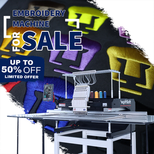 Garantie de qualité du moteur de 10 ans, machines à broder à tête unique de grande surface HOLiAUMA, broderie 3D, chapeau, vêtement plat, t-shirt, dépassant Brother - Product Image 1