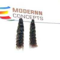 Extensiones de cabello humano de templo sin procesar virgen 100% indio, proveedor mayorista de ondas naturales, paquetes de rizado profundo