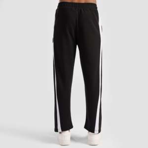 Impact Core <b>Black</b> Trousers XL Size Lightweight Jogger Sweatpants Side Stripe Zipper Pleat Colored Pattern for <b>Work</b> Wear - Product Image 3