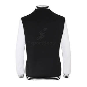 Chaqueta de Letterman de moda, ropa de calle informal con puños acanalados, chaqueta de Letterman de moda para mujer - Product Image 2