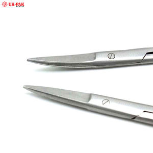 Ciseaux dentaires et chirurgicaux manuels en acier inoxydable IRIS Ciseaux à gencives droits et incurvés Vente en gros à bas prix - Product Image 3