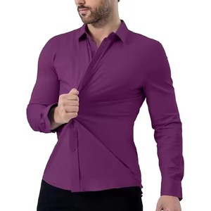 Camisa abotonada para hombre de calidad superior Último estilo Tarifa asequible Venta caliente Camisa abotonada ligera para hombre con hecho a medida - Product Image 1