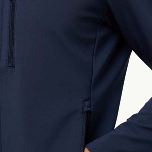 เสื้อแจ็คเก็ตกันลมผ้าแคนวาสมีฮู้ดสำหรับผู้ชายกันลมกันน้ำกันลมเคลือบให้ความอบอุ่น - Product Image 4