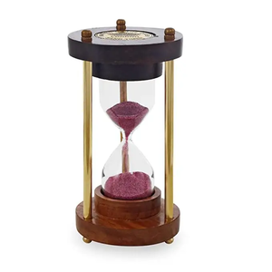 Reloj de Arena de Diseño Moderno Color Marrón, Tamaño Personalizado para el Hogar y la Cocina, Aspecto Elegante, Reloj Decorativo de Arena - Product Image 6