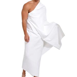 Conjuntos de Ihram de Algodón/Poliéster Comprimido de Secado Rápido, Elegantes y de Alta Calidad para Hajj y Umrah, Gran Venta - Product Image 1