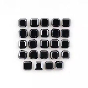 強化されたブラックエメラルドカットインドでの天然ルースアースミンドダイアモンド輸出 - Product Image 3