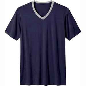 New 2025 <b>Top</b> quality Custom Men's Knitted T shirts Set 2 Pcs Set - Product Image 2
