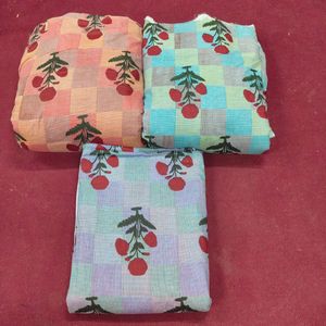 Bloque de estampado floral de algodón indio orgánico 44 ''/111cm tela de costura al por mayor para niños niñas vestidos bolsas técnicas tejidas - Product Image 4