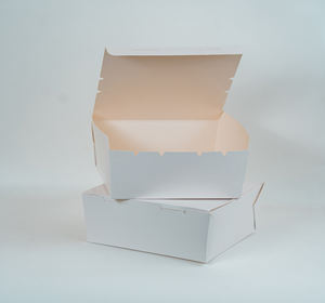 Boîte de repas en papier kraft 4C compostable écologique Boîte à lunch à emporter biodégradable jetable Burger Emballage de boissons alimentaires - Product Image 5