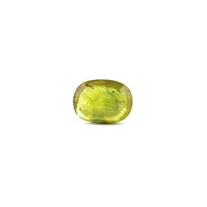 Saphir bicolore de 4,25 carats (Pitambari) naturel, pierre brute facettée, bleu royal Paraiba avec tourmaline rouge aigue-marine, taille ovale - Product Image 2