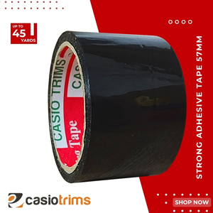 Cinta Adhesiva de Color Negro Impermeable - Cinta Acrílica de una Sola Cara, Resistente y Vibrante para Sellado de Cajas, Codificación de Color y Uso Multipropósito - Product Image 5