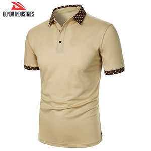 Highland Quality Men's for Polos Good Selling Totalmente personalizado Logo Print Loose Fit Tela de punto transpirable Patrón sólido - Product Image 4