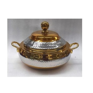 Classic Style Metal Kitchen Organizer <b>Heated</b> Food Serving Hot Pot for Hotel Resorts Casserole Dish Food Pot - Product Image 5