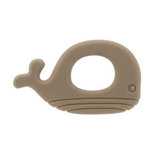 Dernier modèle 2026, Anneau de dentition pour bébé en silicone souple sans BPA, Jouet baleine, Comestible, Couleur personnalisable, Unisexe, Haute qualité - Product Image 4