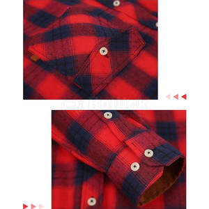 เสื้อเชิ้ตผ้าแฟลนเนลผู้ชายแบบสบายๆ ราคาขายส่งปรับแต่งได้ ดีไซน์สวยงามทันสมัยมาใหม่ - Product Image 5