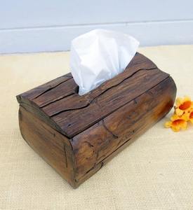 Soporte de caja de pañuelos de madera de diseño nórdico para el hogar, oficina, coche, Deco, tamaño personalizado, caja de papel para servilletas de madera de color madera natural - Product Image 1