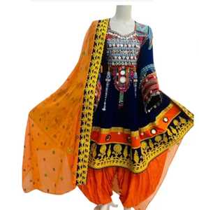 Robes KUCHI afghanes traditionnelles afghanes faites à la main de meilleure qualité au tarif de gros Dernière robe brodée à la main pour femmes - Product Image 4