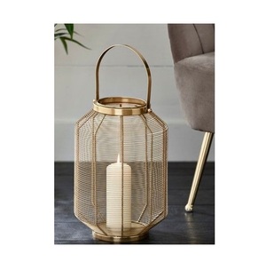 Lanterne en fer décorative pour créer une ambiance lumineuse améliorant la décoration intérieure et extérieure - Product Image 2