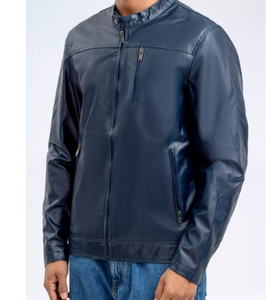 Chaqueta de cuero para hombre de estilo de moda al por mayor chaqueta de cuero profesional de alta calidad para hombre - Product Image 2