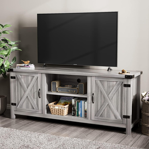 Home Office <strong>TV</strong> Cabinet with Integrated <strong>Desk</strong> and Cord Organization for Remote Work Entertainment Combo <strong>TV</strong> <strong>Stands</strong> - Product Image 2