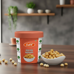 Peri Peri Flavored Low-Fat Makhana Fox Nuts 30g <b>Paper</b> Box Roasted Sweet Gluten Free Snack - Product Image 2