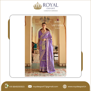 Ropa de boda india de lujo, Dola suave, seda, Patola de diseñador, blusa, Saree, Colección para la compra al por mayor - Product Image 6