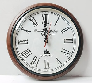 Reloj de pared de números romanos Vintage Extra grande hecho a mano, reloj de cuarzo clásico con pantalla de aguja para sala de estar y oficina - Product Image 6