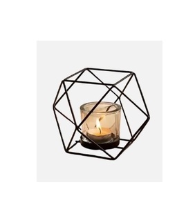 Forma de corazón personalizada en tamaños Metal chapado en oro de alta calidad en candelabro de hierro Soporte de candelabro decorativo barato de hierro - Product Image 2