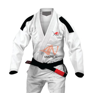 Personalizado Jui Jitsu Sambo BJJ Judo Taekwondo uniforme de artes marciales con 100% algodón 450GSM tela OEM servicio disponible - Product Image 1