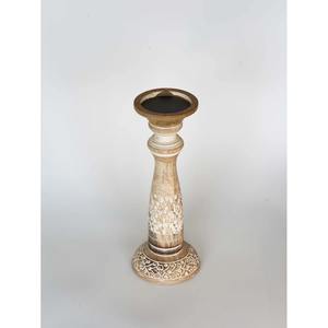 Candelero de Madera de Última Generación con Madera de Primera Calidad, Diseño Antiguo, Alto, Elaborado para Decorar Cualquier Casa de Campo o Rural - Product Image 5