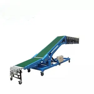 Food Grade Incline Z And Vertical Z Conveyor Portable Conveyor For Truck Unloading Stainless Steel Equipment