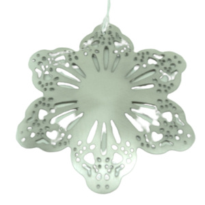 Bougeoir en métal décoratif pour la maison gris patine bougeoir pour décoration de Noël fait à la main en vrac - Product Image 6