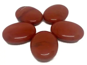 หินควอตซ์ทรงรีหินอัญมณีสีแดงขัดเงาของตกแต่งบ้านเครื่องนวดให้เรียบเครื่องนวดผ่อนคลาย - Product Image 4