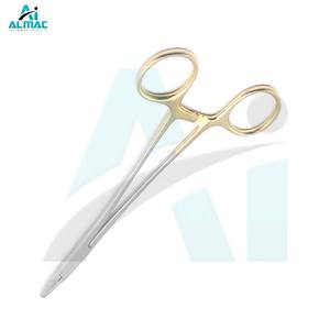 Portaagujas profesional de ALMAC, diseñado para suturas de precisión en procedimientos quirúrgicos médicos, dentales y veterinarios - Product Image 3