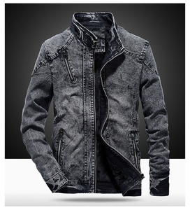 Chaqueta Vaquera para Hombre, Ropa de Exterior, Tendencia, Antiarrugas, Gran Venta, Alta Calidad, Precio Económico, Chaqueta Vaquera para Hombre con Fabricación Personalizada - Product Image 2