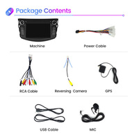 Navigation automobile portable avec écran RGB, audio stéréo 360, CarPlay multimédia pour RAV4 2006-2012