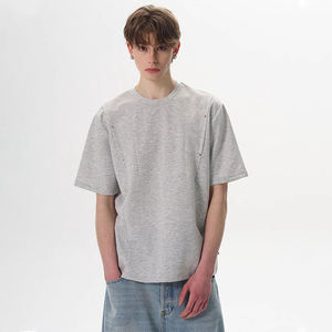 เสื้อยืดกีฬา GAF แบบแห้งเร็วเสื้อยืดสำหรับผู้ชายเสื้อยืดใส่วิ่งแบบพอดีตัวเสื้อยืดผ้าโพลีเอสเตอร์พิมพ์ลายออกแบบโลโก้ได้ตามต้องการ - Product Image 5